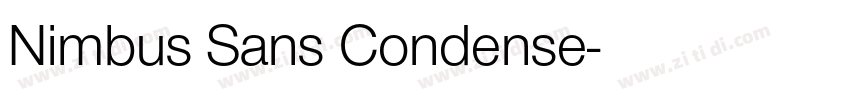 Nimbus Sans Condense字体转换 Nimbus Sans Condense字体转换